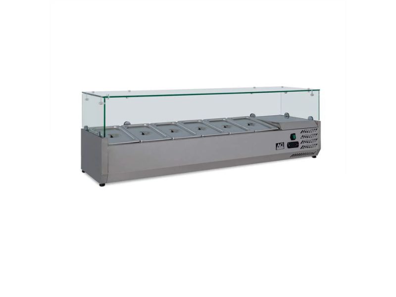 AG VRX1400-380 Bench Top Salad Bar Fridge 1400mm wide