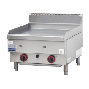 JUS-TRG60E GASMAX Benchtop 2 Bunner Griddle 600mm