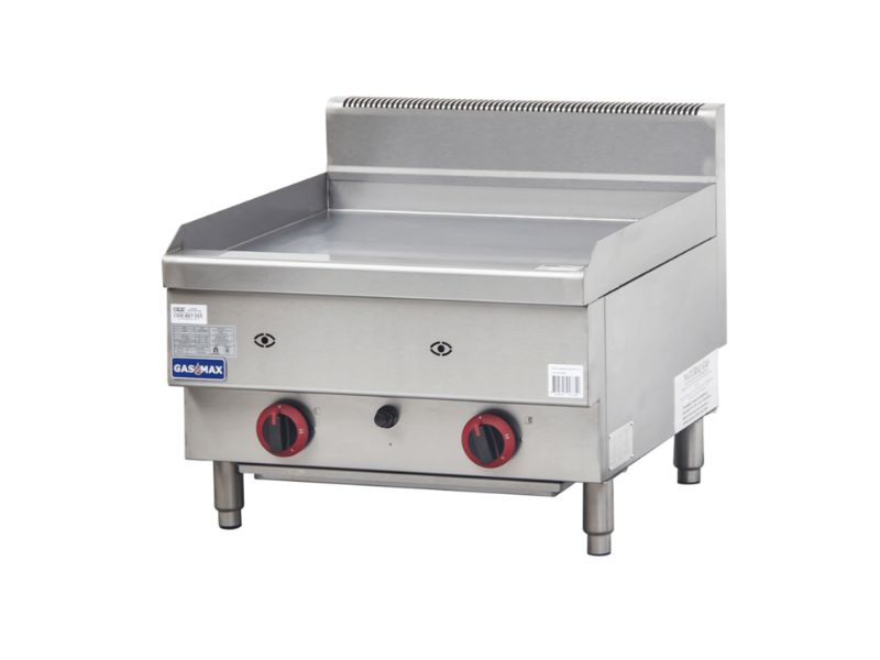 JUS-TRG60E GASMAX Benchtop 2 Bunner Griddle 600mm