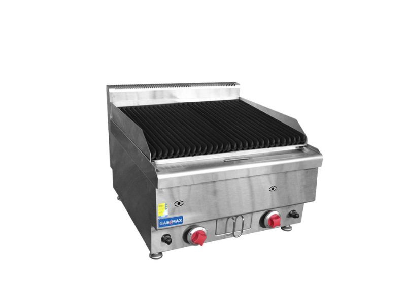 JUS-TRH60 GASMAX Benchtop 2 Burner Chargrill