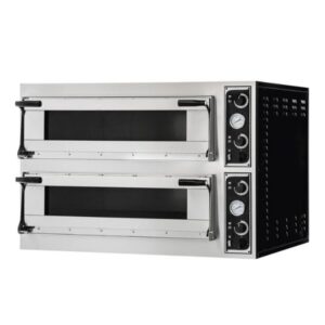 BakerMax TP-2-SD Double Deck Pizza Ovens 12 x 35cm