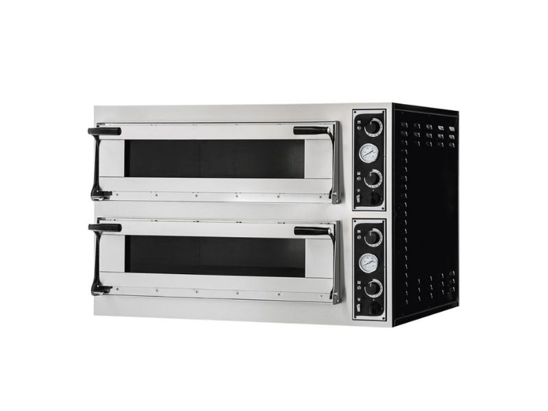 BakerMax TP-2-SD Double Deck Pizza Ovens 12 x 35cm