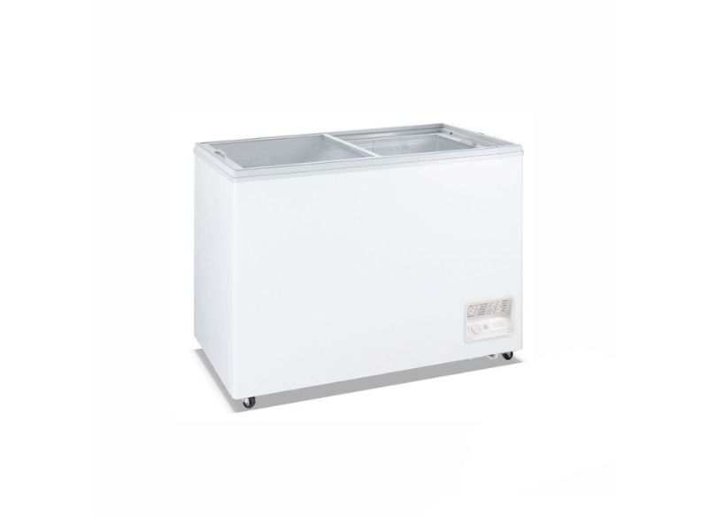 Thermaster WD-200F Display Chest Freezer - Flat Top Sliding Door