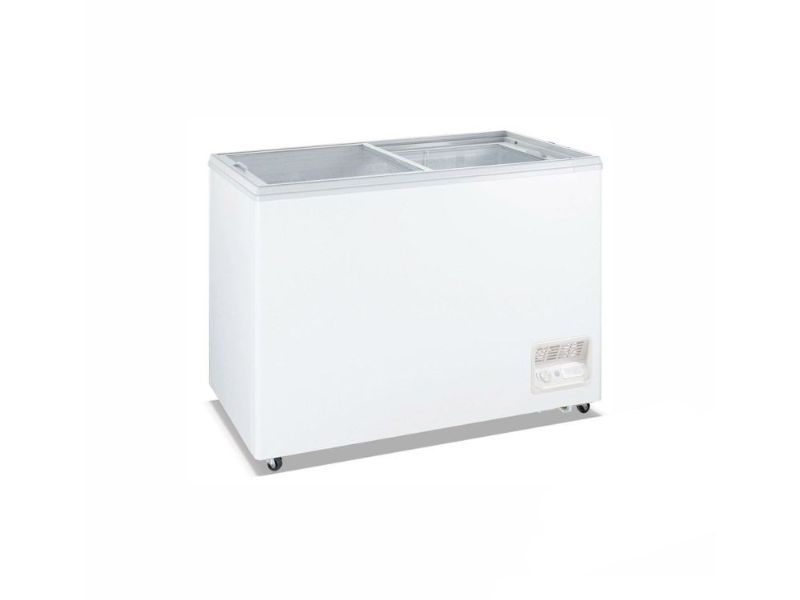 Thermaster Flat Top Glass Door Chest Freezer WD-520F