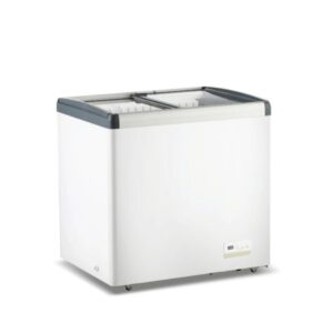 Thermaster WD256G 256L Chest Freezer with Flat Glass Top