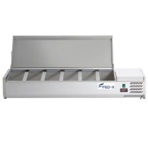 FED-X Tabletop Salad Prep Fridge - XVRX1500/380S