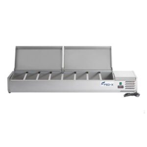 FED-X Benchtop Salad Prep Fridge - XVRX1800/380S