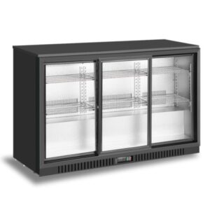 Atosa Under Bar Fridge 3 Sliding Doors, BB-330SEC, mini bar fridge