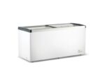 commercial chest freezer with flat glass lids on Top and 586 litre freeze capacity, thermaster WD586G