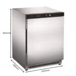 FED-X XR200SS Single Door Under Bar Fridge, small bar fridge