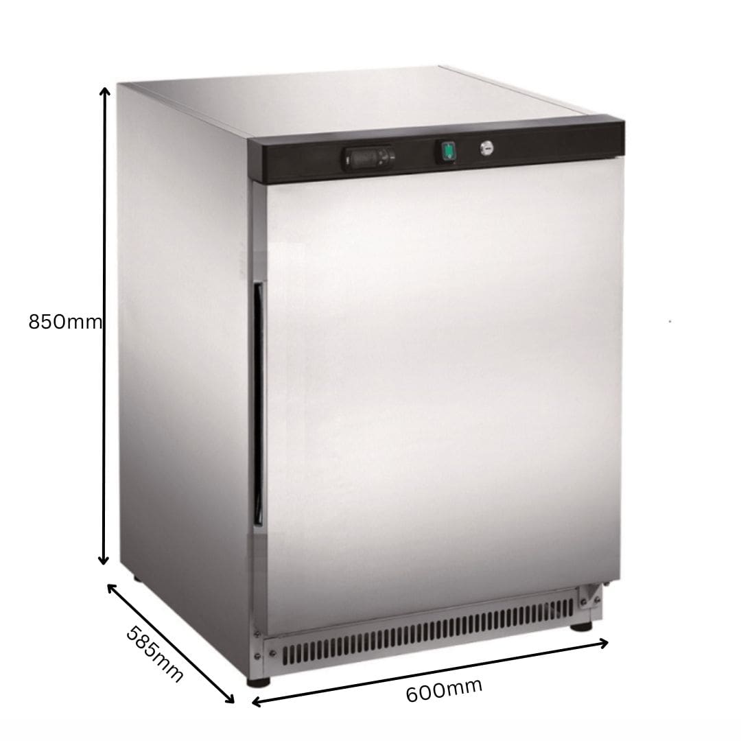 FED-X XR200SS Single Door Under Bar Fridge, small bar fridge