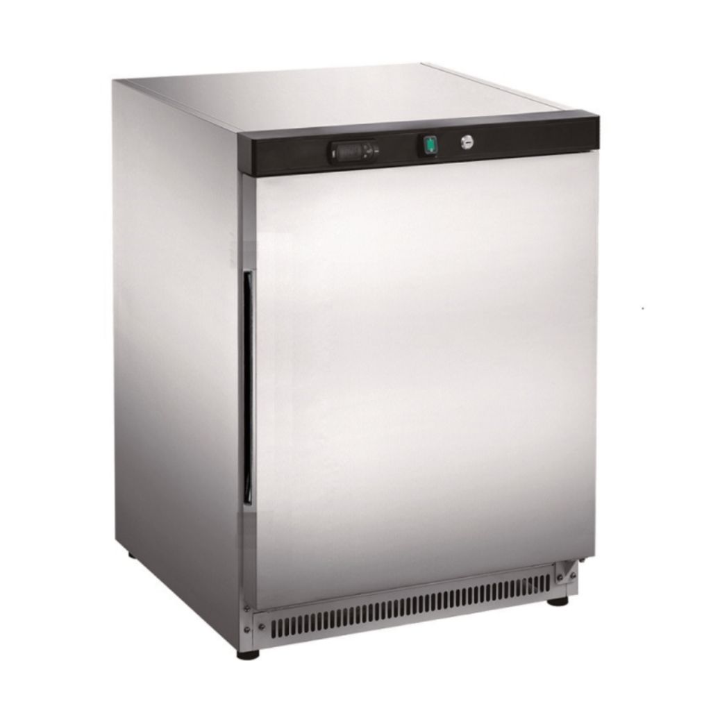 FED-X XF200SS Single Door Under Bench Freezer 120L