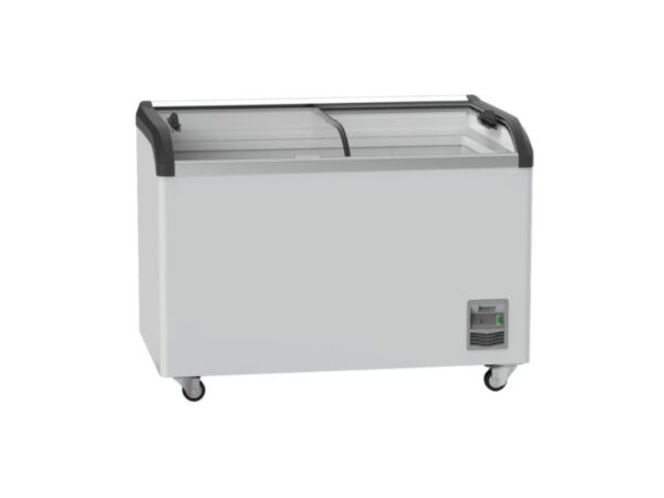 Thermaster Single Curved Glass Chest Freezer 386L, SD-406K