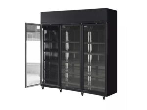 CDS Triple Door Display Supermarket Fridge - Elegant Black, Display Refrigerators & Freezers Sale