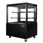 Atosa Narrow 3 Tier Black Cake Fridge 1200mm Wide, WDG126F