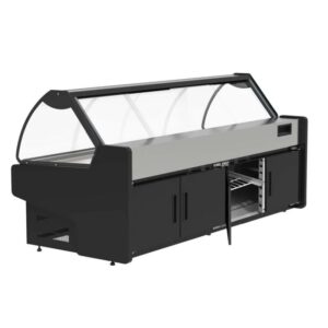 Austune Deli Display Fridge 1975mm wide with curved front glass, ADGBA-1975Y
