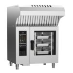 Giorik Steambox Electric 6 tray Combi Oven with built in Ventless Hood