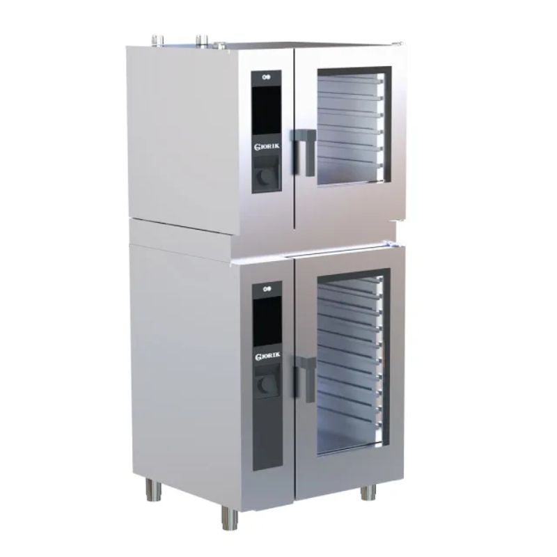 Giorik Steambox Stacked Electric Combi Oven, 6 on 10 tray oven, SEHEST.11.0610.SF