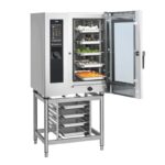 Giorik commercial combi oven with stand