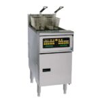 Anets Platinum Split Pan Electric Fryer with computer control, AEP14TC