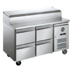 FED-X 4 Drawer Sandwich Prep Fridge, XSS7C13S2V-4D