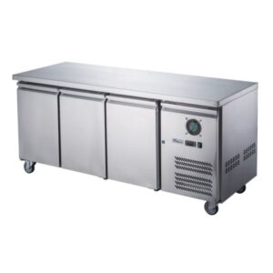 FED-X 3 Door Under Bench Freezer with 700mm Depth, XUB7F18S3V