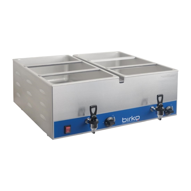 Birko Bain Marie with Double Tap and Vents, 1110100