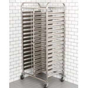 Double Gastronorm Pan Trolley - Fit 32 Baking Trays
