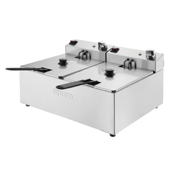 Apuro 5 Litre Twin Tank Fryer, CU619-A