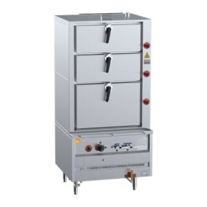 BS K+ Triple Deck Gas Steamer 900mm, DSK-3