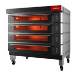 Salva NXE-20 4 Deck Oven with Steam & Stone Floor