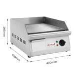 Benchstar GH-400E Electric Flat Top Griddle 400mm
