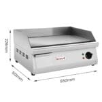 Benchstar GH-550E Electric Griddle Plate 550mm