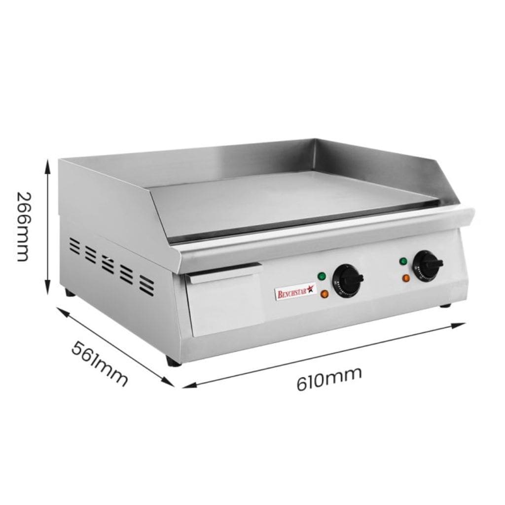 Benchstar GH-610E Electric Flat Top Griddle 610mm