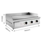 Benchstar GH-760E Large Electric Griddle 760mm