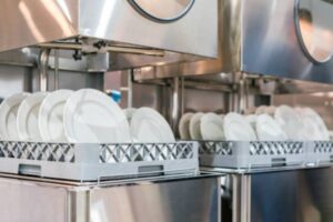 commercial dishwashers finished washing cycles
