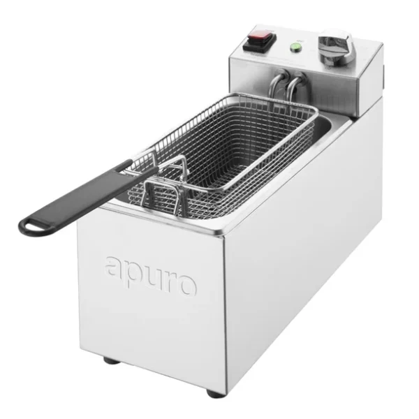 Apuro 3 Litre Single Tank Fryer - CU614-A - Image 2