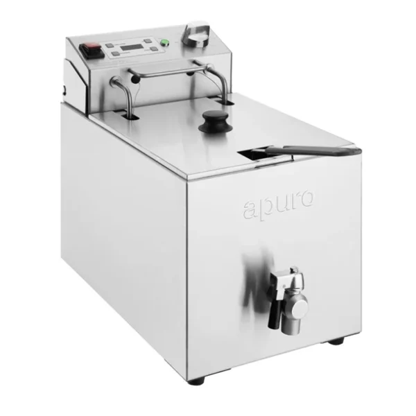 Apuro Electric Single Tank Fryer with 8 litre pan, CU620-A