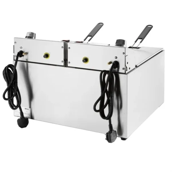 Apuro Benchtop Twin Tank Fryer 2 x 8L - CU621-A - Image 5