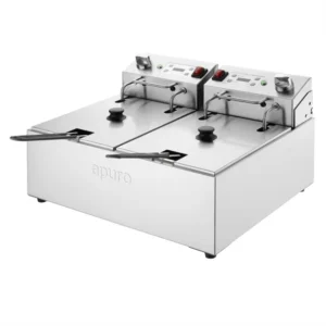 Apuro New 5 Litre Twin Fryer, CU624-A
