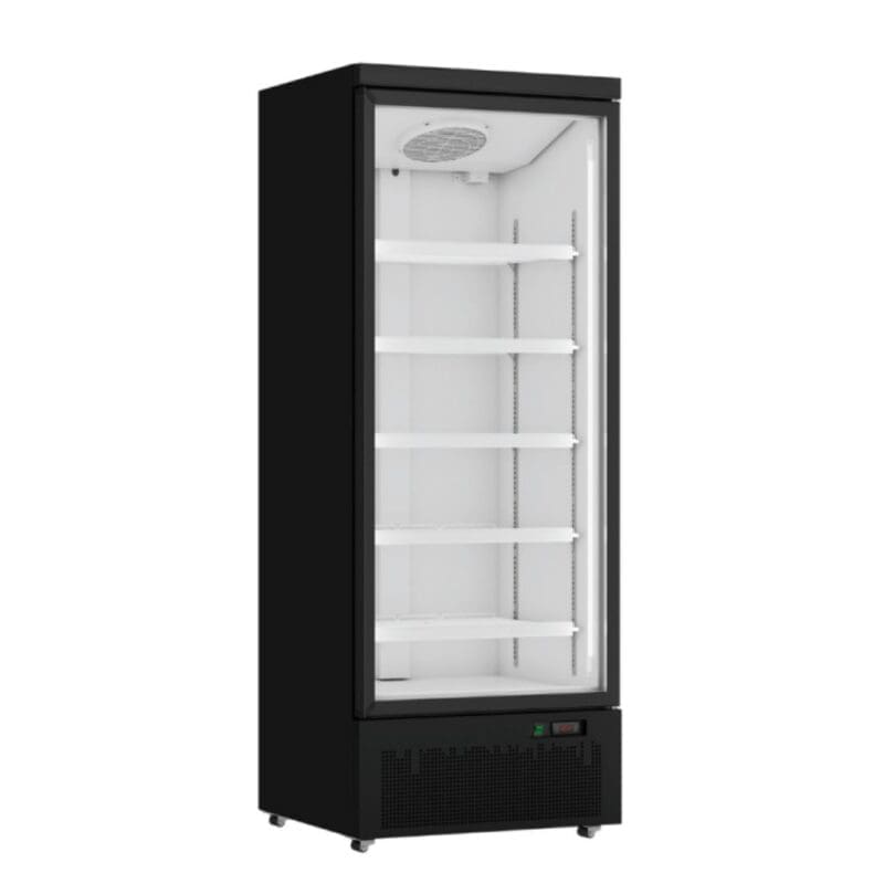 Thermaster LG-600BGBM 600L Single Door Upright Fridge Black