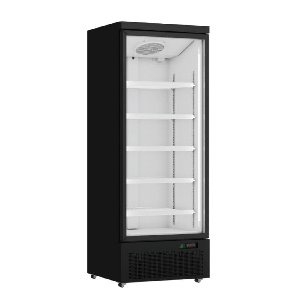 Thermaster LG-600BGBM 600L Single Door Upright Fridge Black