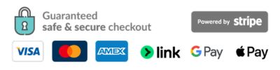 secure check out backed by stripe