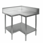 Eco Corner Workbench with 100mm Splashback & Undershelf