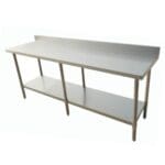 304 Grade S/S Work Bench with Splashback 2100x600x900