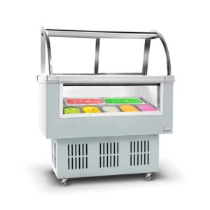 Fascino Primo7 commercial Gelato Freezer 7 Tubs