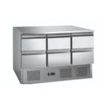 Thermaster GNS1300-6D Six Drawer Bench Fridge