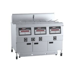 Rapid Triple Pan Electric Fryer 120L 6 Baskets - RF-3E