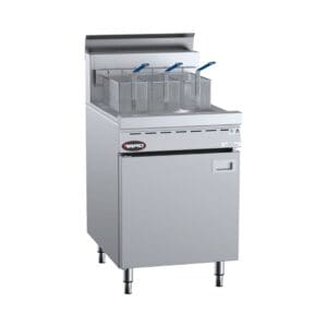 Rapid Single Pan Gas Fryer 3 Baskets 30L Oil Capacity - RF-600