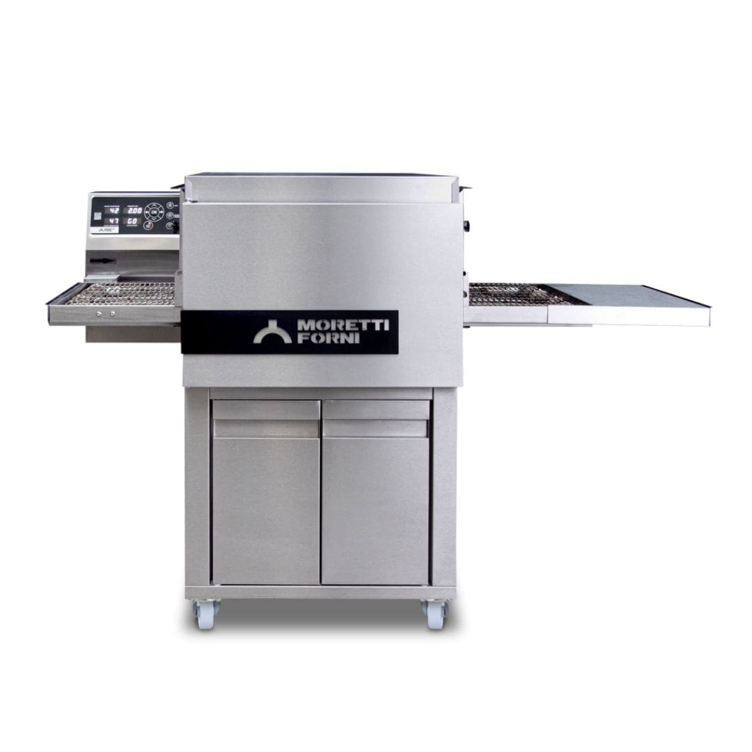 Moretti Forni T64E/1 SC Electric 16 Inch Belt Conveyor Oven on Stand